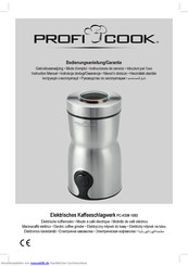 Profi Cook PC-KSW 1093 Bedienungsanleitung Und Garantie