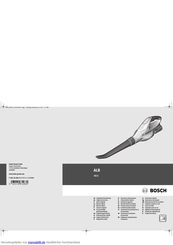 Bosch ALB 18 LI Originalbetriebsanleitung