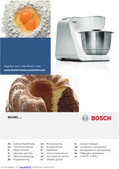 Bosch MUM58 Series Gebrauchsanleitung