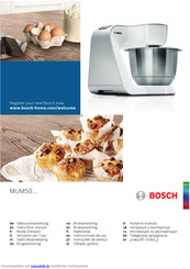 Bosch MUM50 Serie Gebrauchsanleitung