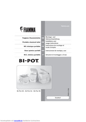 Fiamma BI-POT Montage- Und Gebrauchsanleitung
