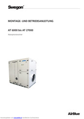 Swegon AT 8000 Montage- Und Betriebsanleitung