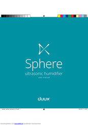 Duux Sphere DUAH04 Bedienungsanleitung