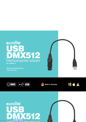 EuroLite USB DMX512 Bedienungsanleitung