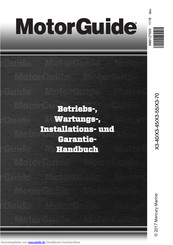 Mercury Marine MotorGuide X3-45 Betriebs-, Wartungs-, Installations- Und Garantie Handbuch
