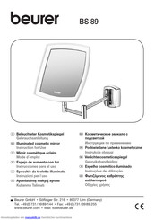 Beurer BS 89 Gebrauchsanweisung