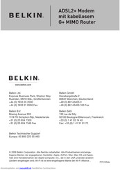 Belkin F5D9630-4A Benutzerhandbuch