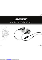 Bose Mobile in-ear Bedienungsanleitung