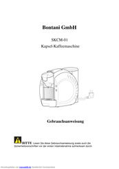 Bontani SKCM-01 Gebrauchsanweisung