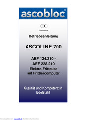ascobloc ASCOLINE 700 AEF 124.210 Betriebsanleitung