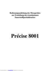 medicap Précise 8001 Bedienungsanleitung