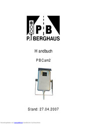 PB PBCam2 Handbuch