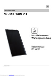 DeDietrich SUN 211 Installations- Und Wartungsanleitung