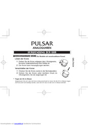 Pulsar PXQ537X1 Bedienungsanleitung