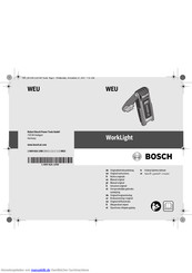 Bosch WorkLight Originalbetriebsanleitung
