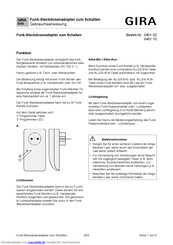 Gira 0401 10 Gebrauchsanweisung