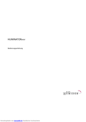 Der Humidor HUMINATORmini Bedienungsanleitung