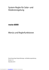 Prozeda vecto 6000 Original Montage- Und Bedienungsanleitung