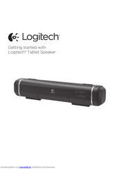 Logitech Tablet Speaker Bedienungsanleitung