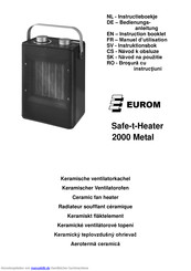 EUROM Safe-t-Heater 2000 Metal Bedienungsanleitung