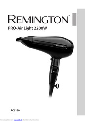 Remington PRO-Air Light 2200W Bedienungsanleitung