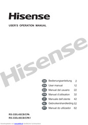 Hisense RS-33DL4SCB/CPA1 Bedienungsanleitung