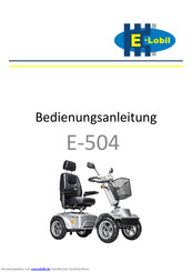 E-Lobil E-504 Bedienungsanleitung