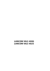 Lancom WLC-4025 Bedienungsanleutung
