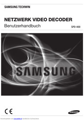 Samsung SPD-400 Benutzerhandbuch