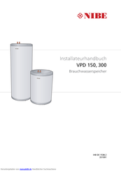 Nibe VPD 150 Installateurhandbuch