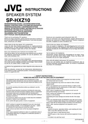 JVC SP-HXZ10 Bedienungsanleitung