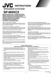 JVC SP-MXKC2 Bedienungsanleitung