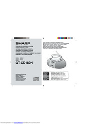 Sharp QT-CD180H Bedienungsanleitung