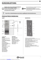 Bauknecht KGLF 18 A3+ IN Kurzanleitung