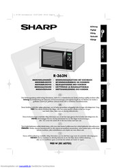 Sharp R-363N Bedienungsanleitung