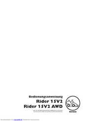 Husqvarna Rider 15 V2 AWD Bedienungsanweisung