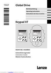 LENCE Global drive Keypad XT Betriebsanleitung