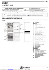 Bauknecht KGNF 18 A3+CONNECT Kurzanleitung