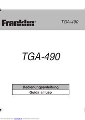 Franklin TGA-490 Bedienungsanleitung