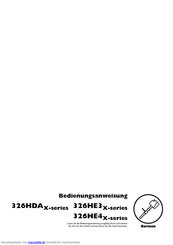 Husqvarna 326 HDAX Bedienungsanweisung