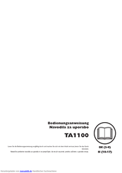 Husqvarna TA1100 Bedienungsanweisung
