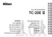 Nikon AF-S Teleconverter TC-20E III Benutzerhandbuch