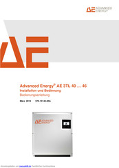 Advanced Energy AE 3 TL 46 Bedienungsanleitung