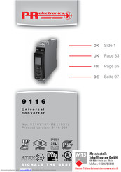 PR Elecronics 9116V101-IN Handbuch