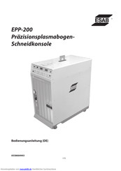 ESAB EPP-200 Bedienungsanleitung