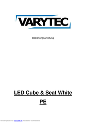 Varytec LED Cube & Seat White Bedienungsanleitung