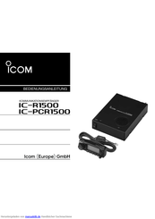 ICOM IC-PCR1500 Bedienungsanleitung