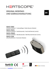 Heatscope MHS-FBM Montage- Und Gebrauchsanleitung
