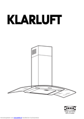 IKEA KLARLUFT Bedienungsanleitung