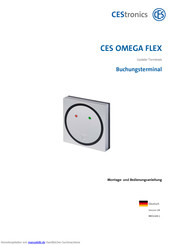 CEStronics CES OMEGA FLEX Montage- Und Bedienungsanleitung